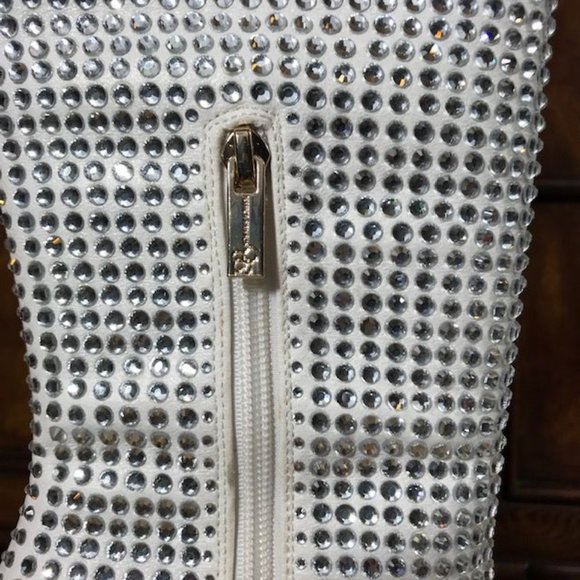 Jessica Simpson Lovelly Embellished Boot White - Picture 12 of 16